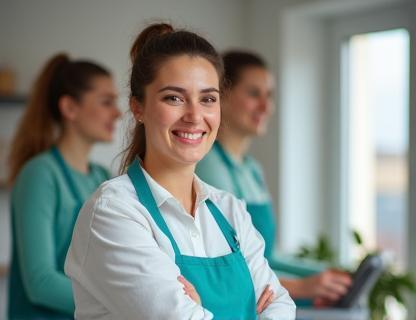Équipe PropreMaison Services souriante en action à Lyon
